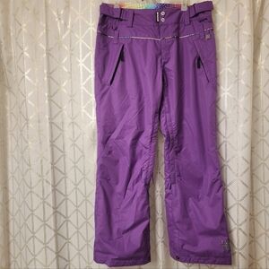 Womens Purple Snow Pants/ Snow Boarding